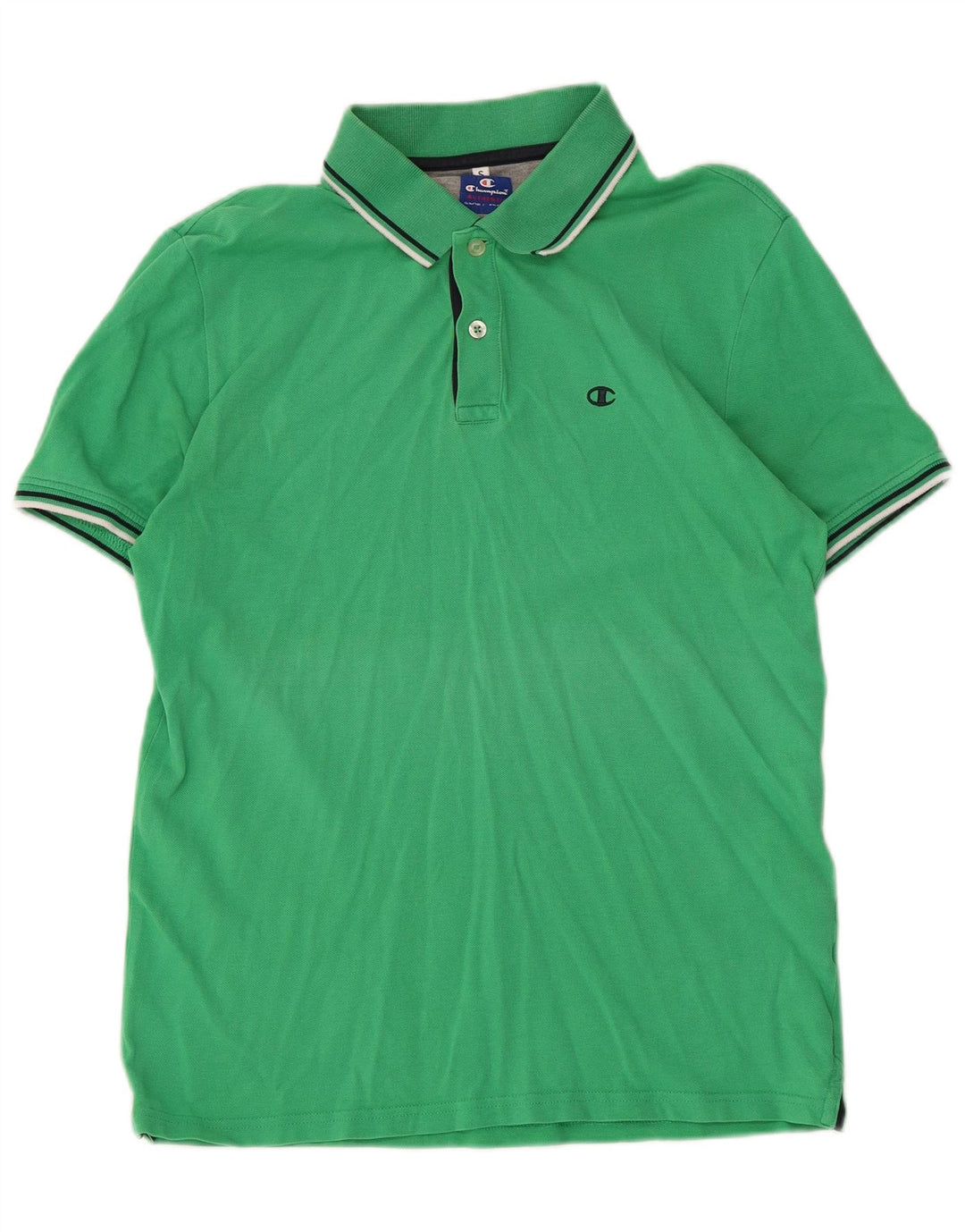 Champion Polo Homme Petit Vert Coton