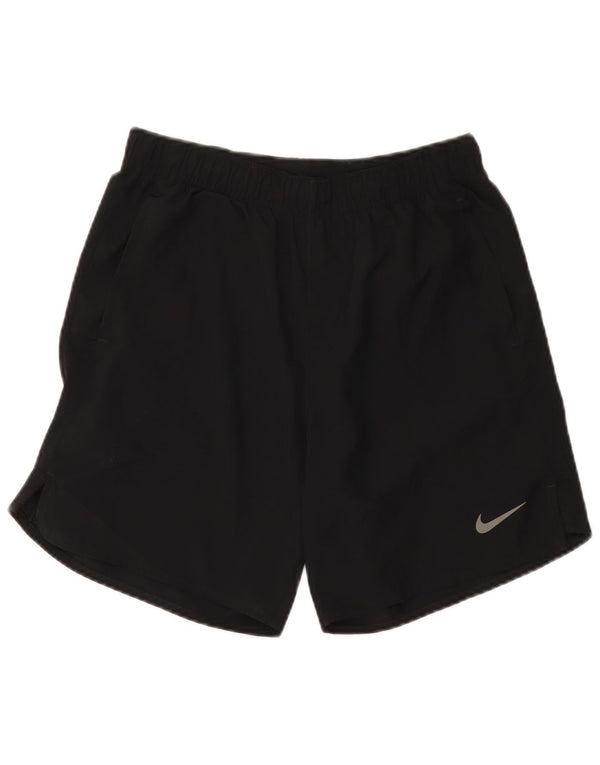 Nike Short de sport Dri Fit pour femme UK 10 Petit Noir Polyester