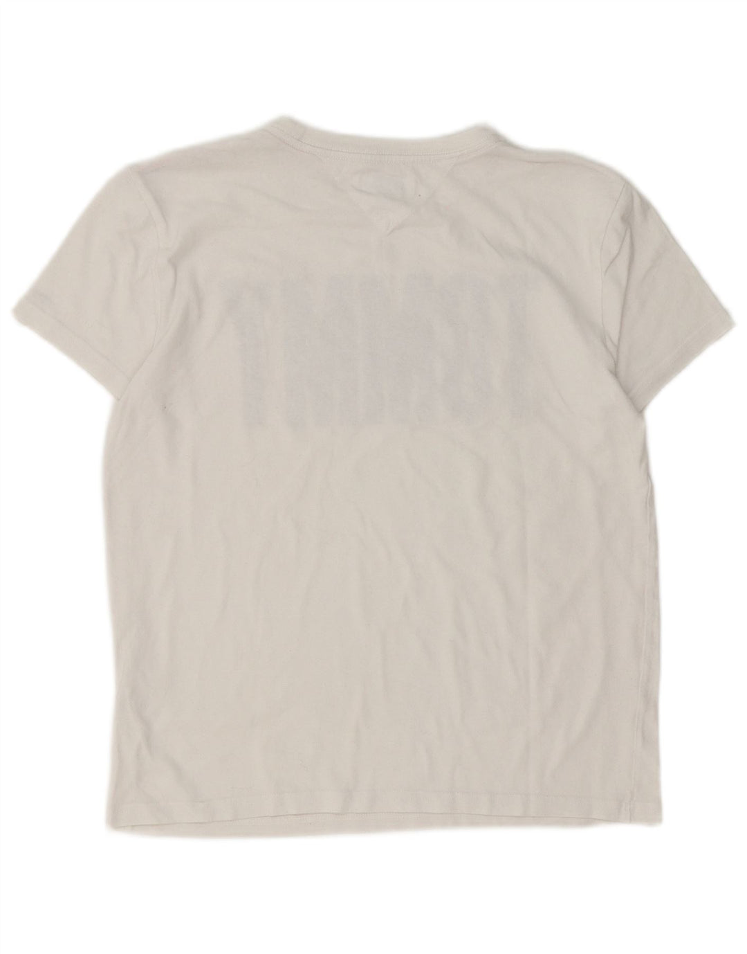 Tommy Hilfiger T-Shirt Graphique Homme Blanc Moyen