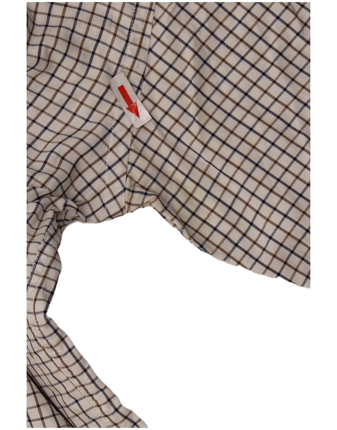 Gant Chemise Regular Fit Homme 2XL Coton à Carreaux Blanc