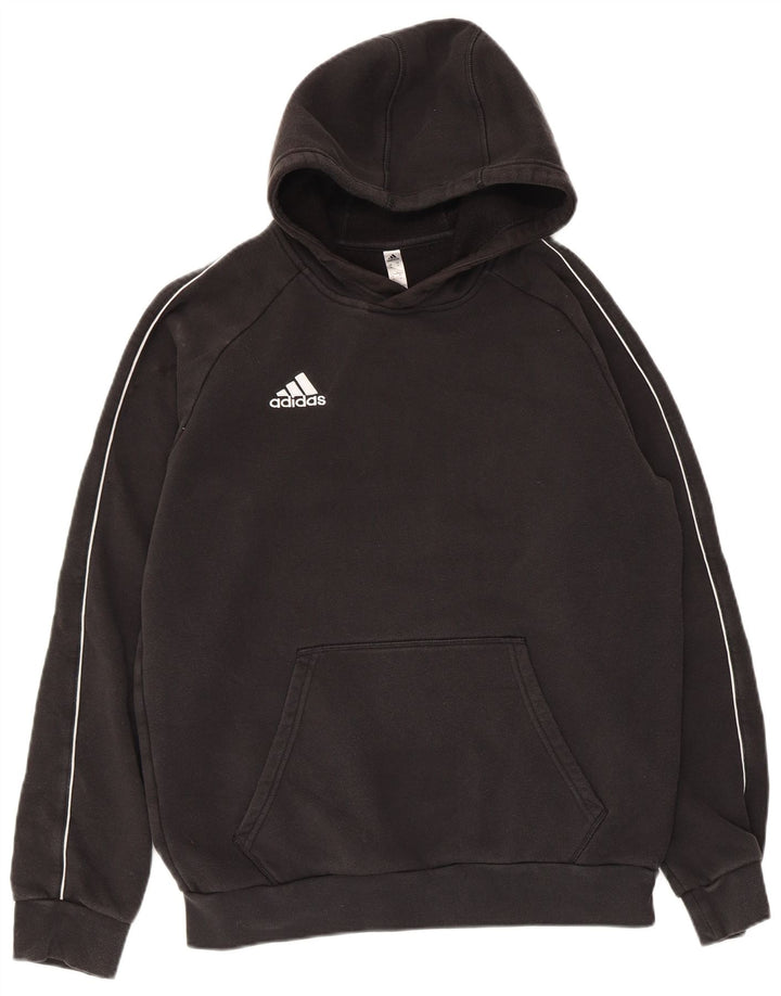 Adidas Pull à capuche pour homme en coton noir moyen