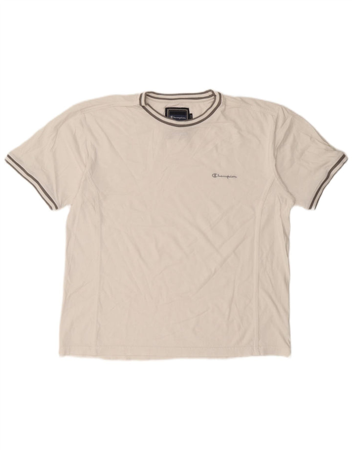 Champion T-Shirt Homme Top XL Coton Blanc