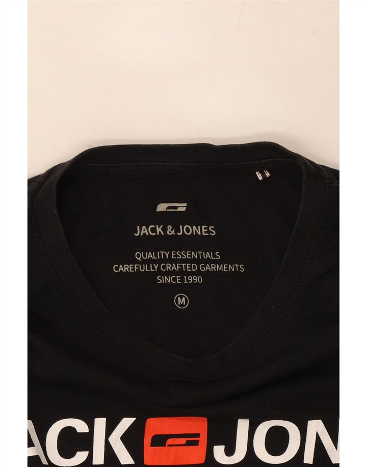 Jack & Jones T-Shirt Graphique Homme Noir Moyen
