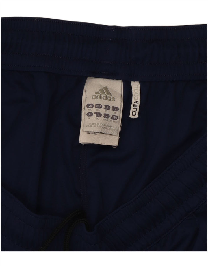 Adidas Hommes Climacool Sport Shorts XL Bleu Marine Colorblock Polyester