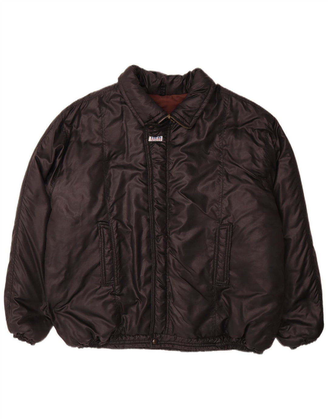 vintage Mens USA Veste rembourrée UK 42 XL Noir