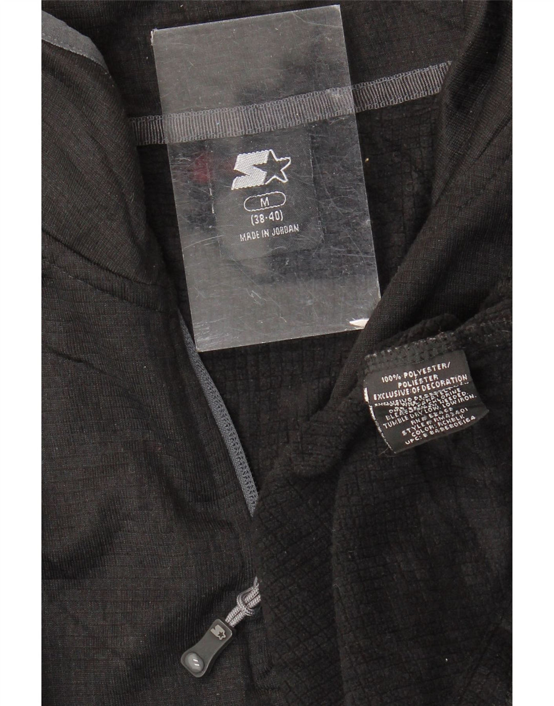 Starter Pull à col zippé pour homme UK 38/40 Noir moyen