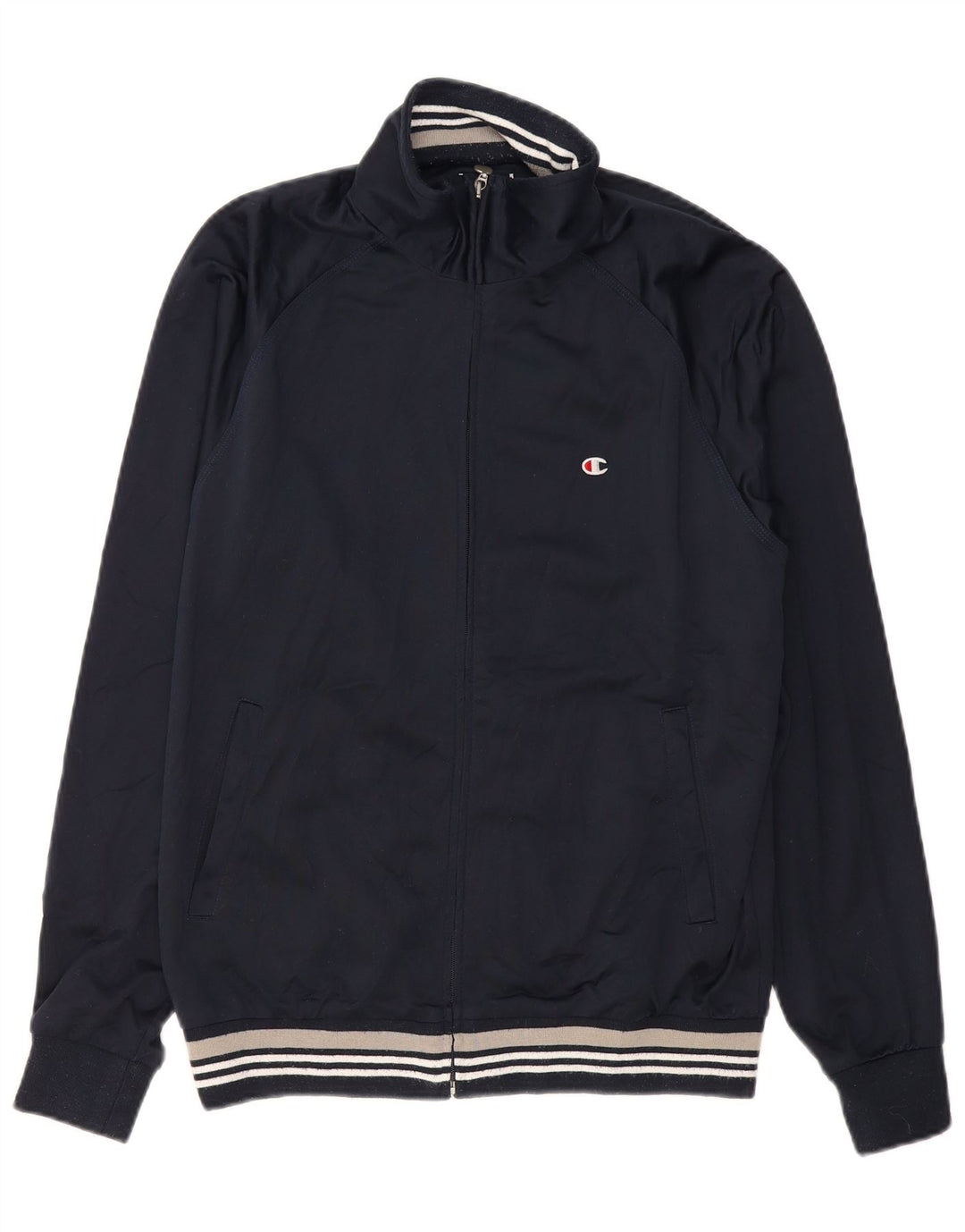 Champion Veste de survêtement pour homme Taille L Bleu marine Polyester