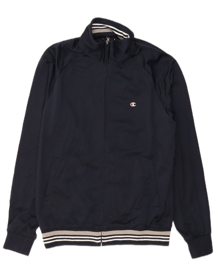 Champion Veste de survêtement pour homme Taille L Bleu marine Polyester