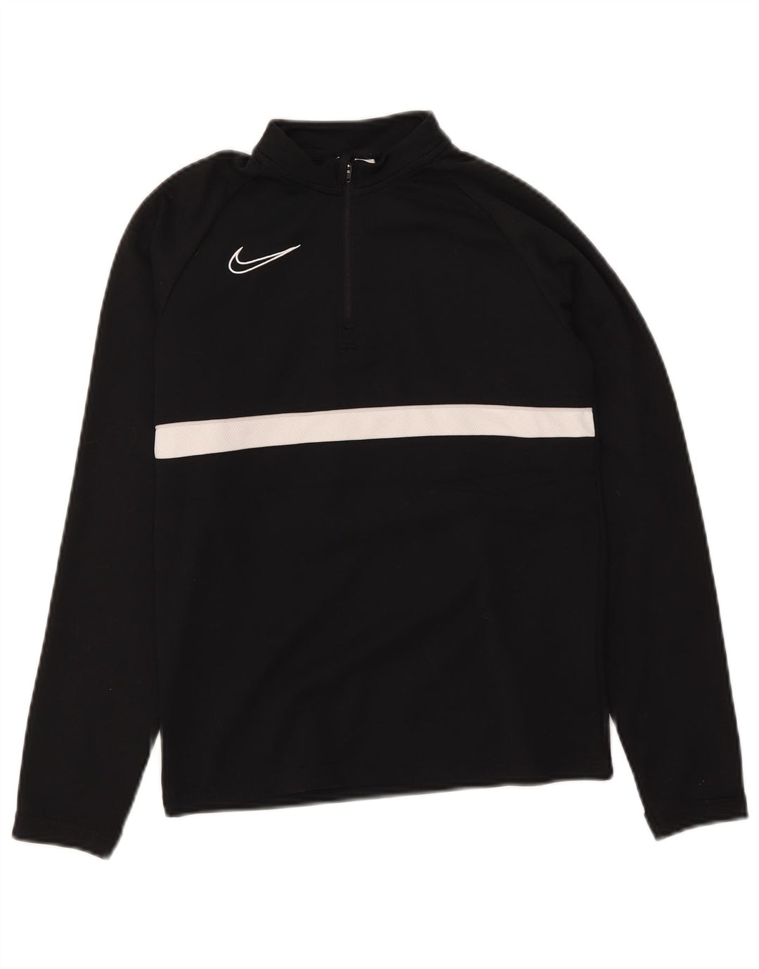 Haut de survêtement Nike Dri Fit pour garçon 10-11 ans, noir moyen
