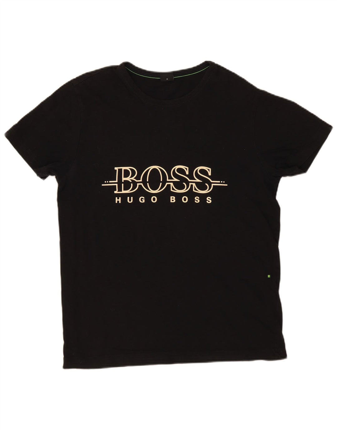 Hugo Boss T-shirt graphique en coton noir moyen |