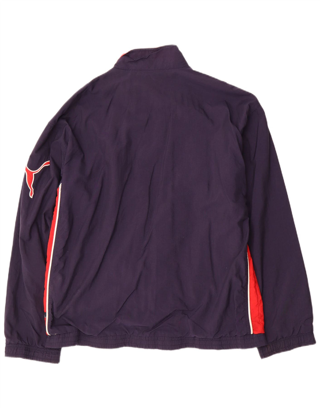 Puma Veste de survêtement pour homme Taille L Bleu marine Colourblock