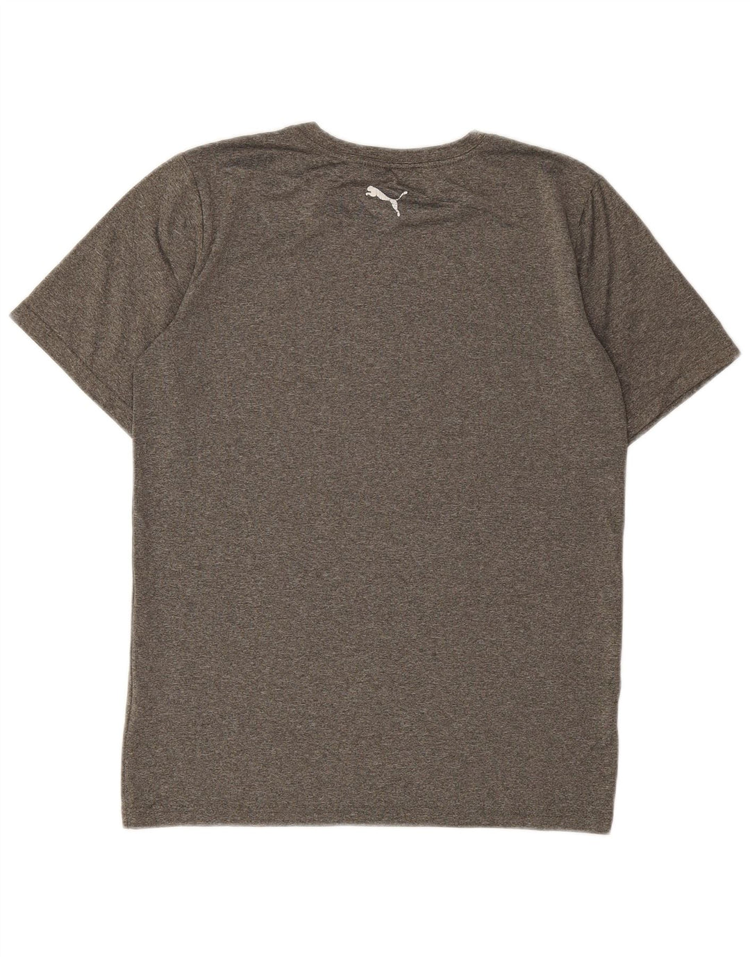 PUMA Boys Graphic T-Shirt Top 15-16 Years XL Grey Polyester