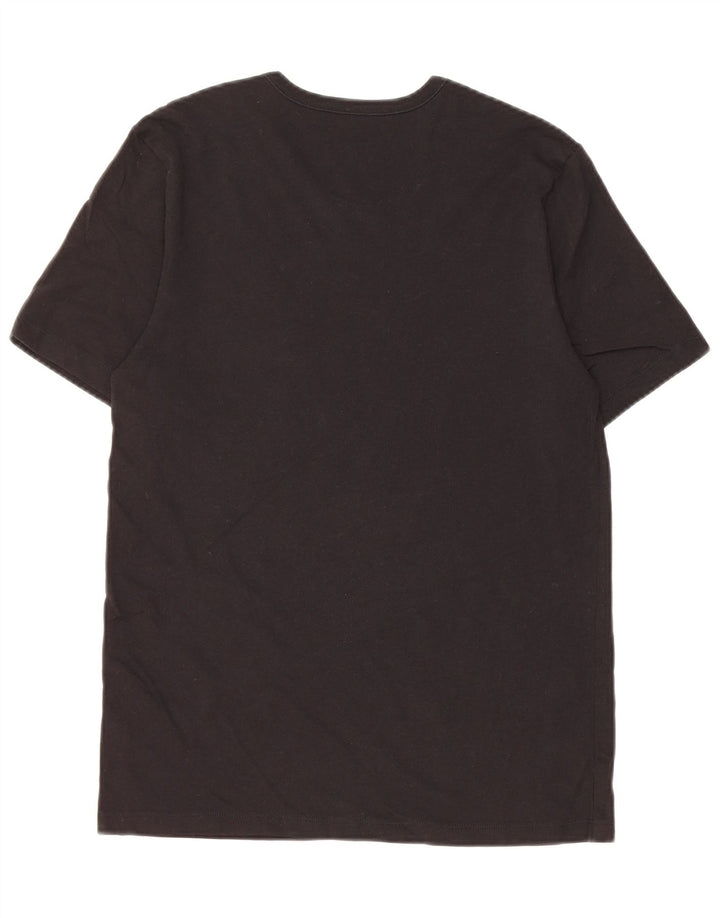 Hugo Boss Hommes T-Shirt Top Petit Noir Coton