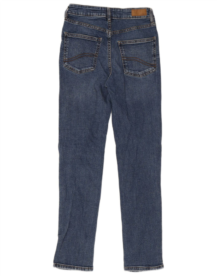 Fat Face Jeans Sway Slim pour femme UK 8 Small W26 L27 Bleu Coton