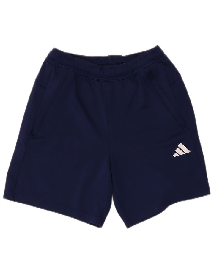 Adidas Short de sport Aeroready pour homme, petit, bleu marine, polyester
