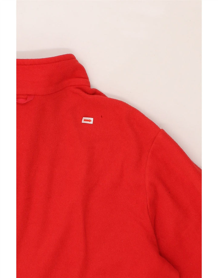 JACK WILLS Womens Fleece Jacket UK 48 2XL Red Polyester Vintage Jack Wills and Second-Hand Jack Wills from Messina Hembry 