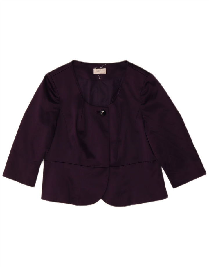 Minuet Veste Boléro Femme Petite UK 18 XL Violet Polyester