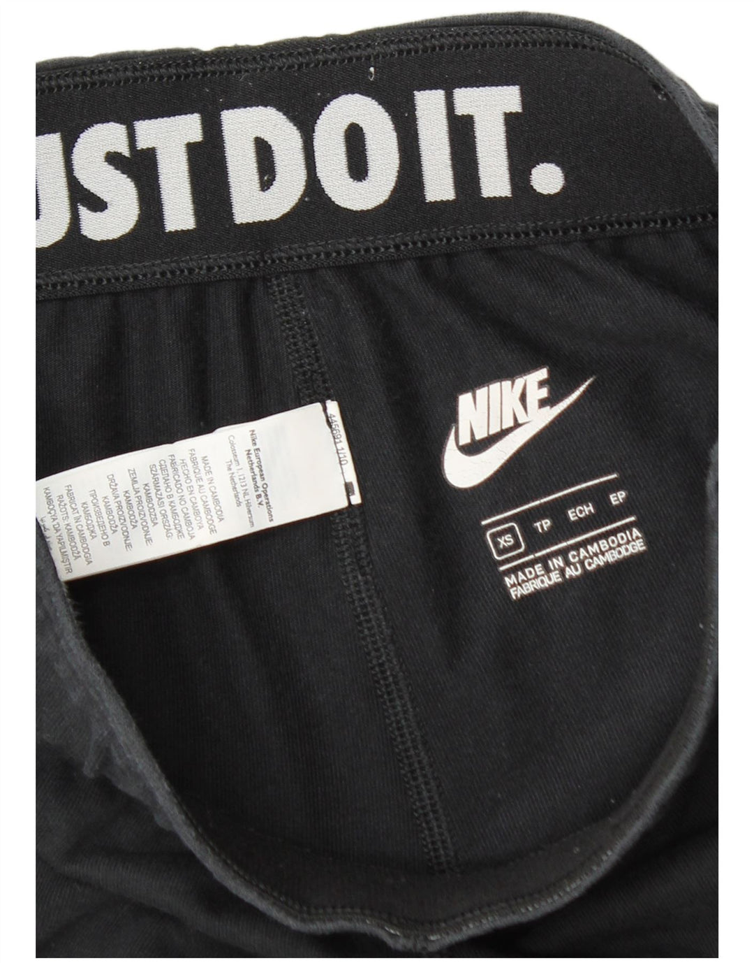 Nike Legging graphique pour femme UK 6 XS Coton noir