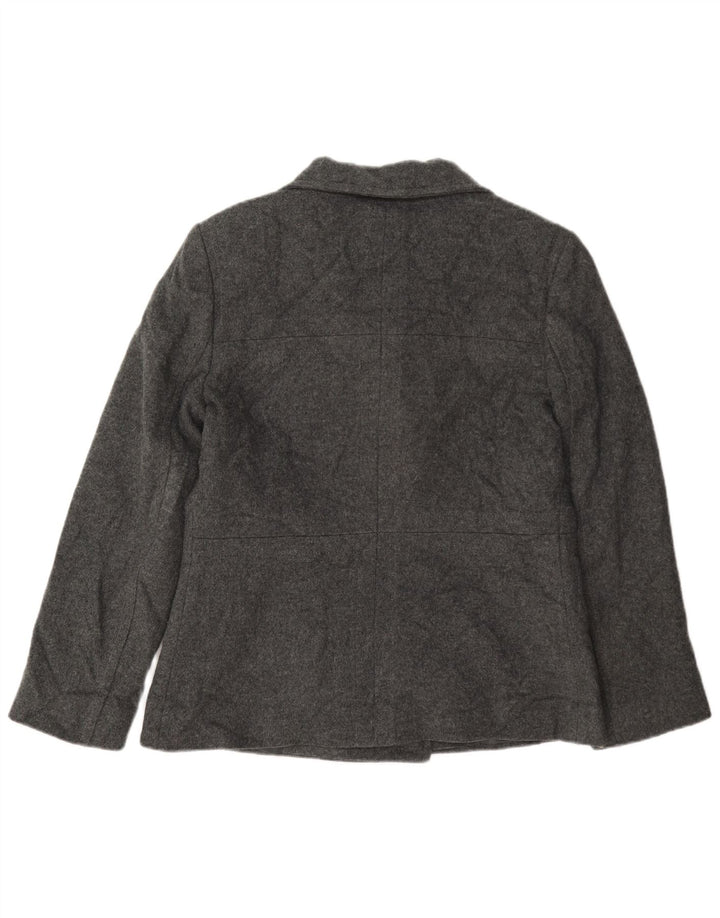 Hobbs Caban Femme UK 12 Laine Gris Moyen