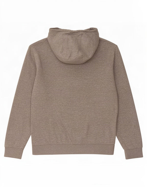 Kappa Pull à capuche graphique pour homme XL en coton moucheté gris