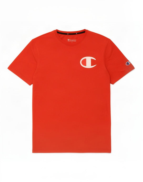 Champion T-Shirt Graphique Homme Petit Rouge Coton