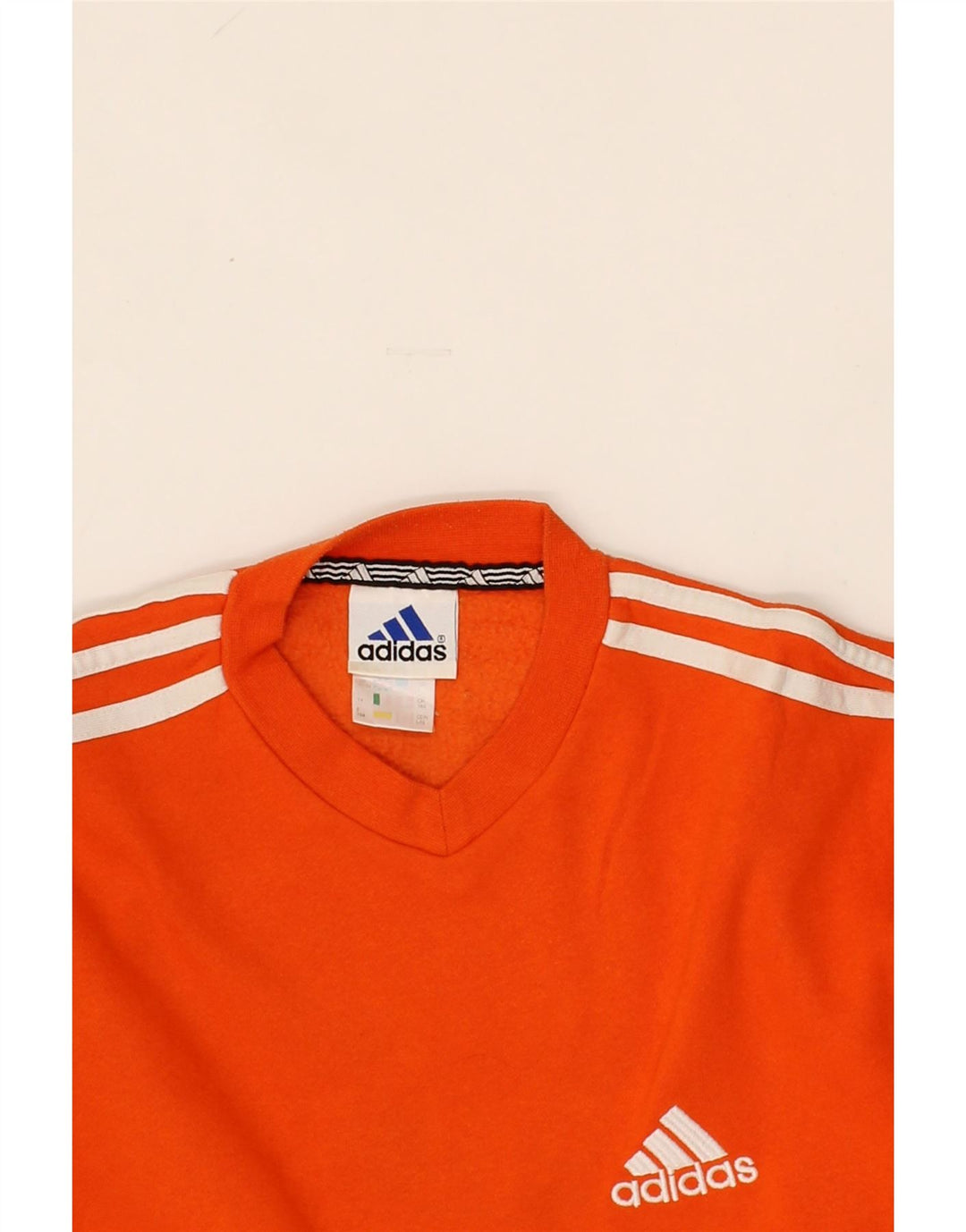 ADIDAS Boys Sweatshirt Jumper 13-14 Years Red Cotton Vintage Adidas and Second-Hand Adidas from Messina Hembry 