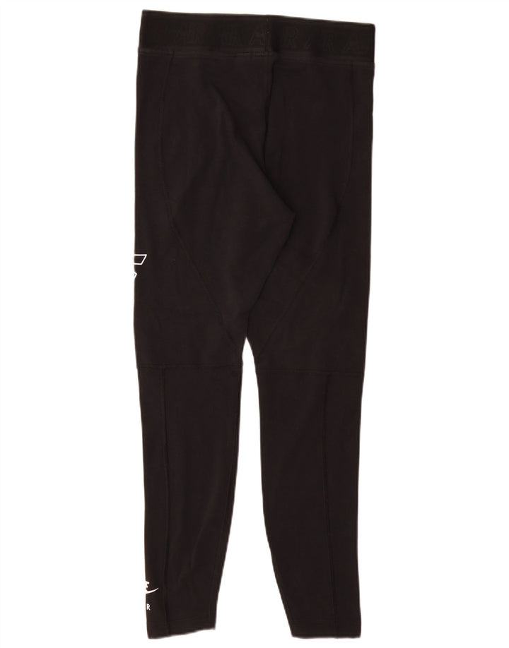 Nike Leggings graphiques pour femmes UK 12 coton noir moyen