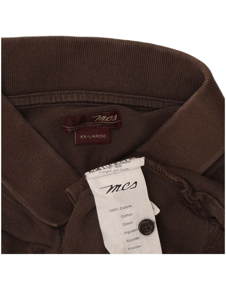 Marlboro Classics Polo Homme 2XL Marron Coton