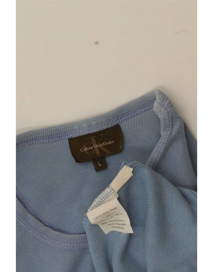 Calvin Klein T-Shirt Homme Grand Bleu Coton