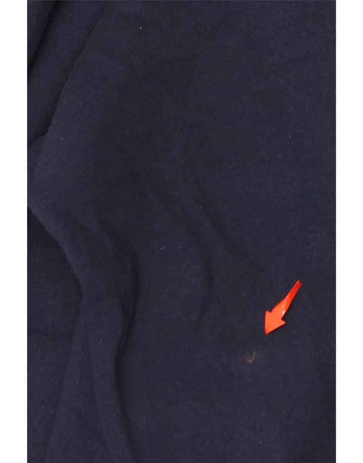 RUSSELL ATHLETIC Pull à capuche zippé Dri-Power pour homme en coton bleu marine Taille L