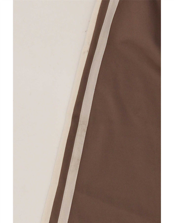 Adidas Pantalon de survêtement évasé pour femme UK 12 Marron moyen Polyester