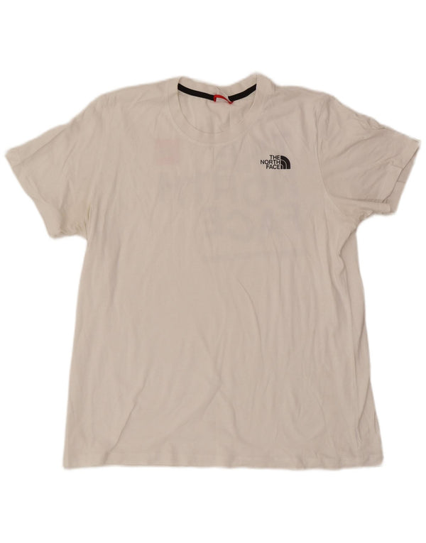 The North Face T-shirt graphique pour femme UK 16 Large Blanc
