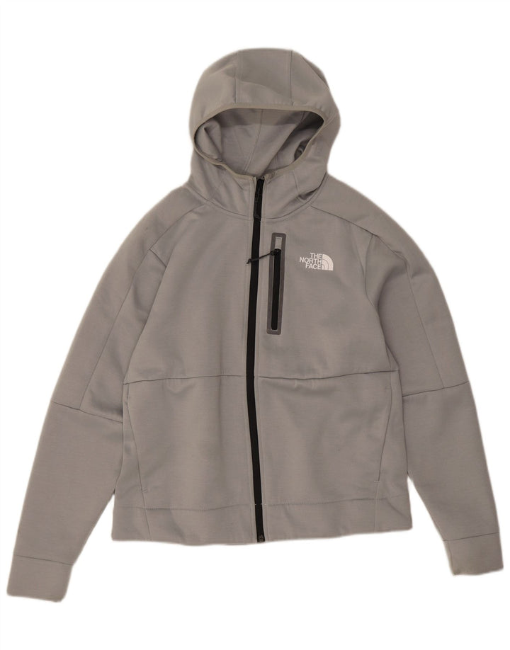 The North Face Pull à capuche zippé pour femme UK 12 Gris moyen Polyester