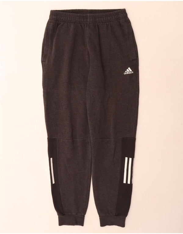 Adidas Pantalon de survêtement pour homme en coton gris Taille S