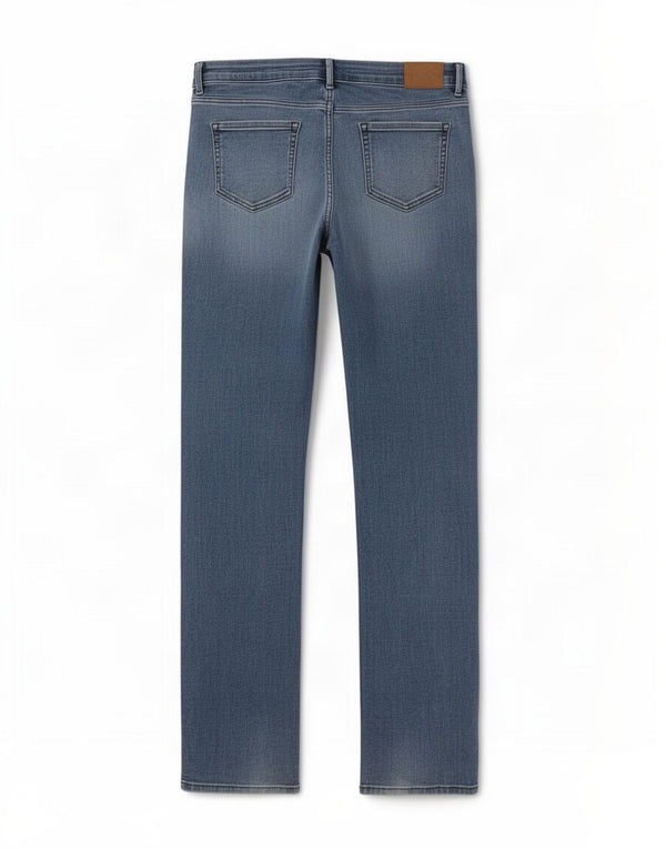 Marks & Spencer Jean droit The Sophia pour femme UK 14 Medium W30 L32 Bleu