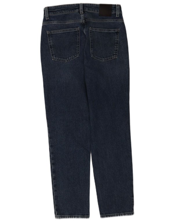 Massimo Dutti Jean droit pour femme EU 36 XS W26 L26 Bleu Coton