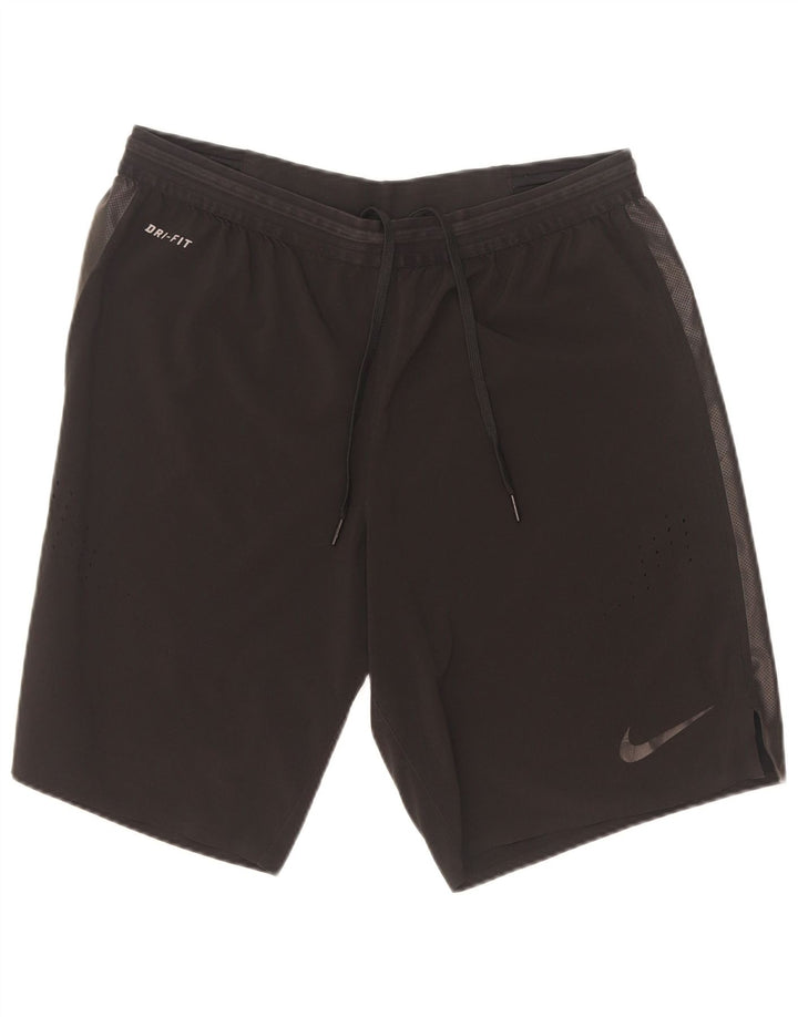 Nike Short de Sport Dri Fit Homme Noir Moyen