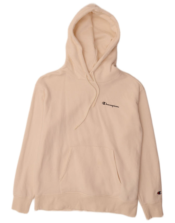 Champion Pull à capuche pour femme UK 10 Small Off White Coton