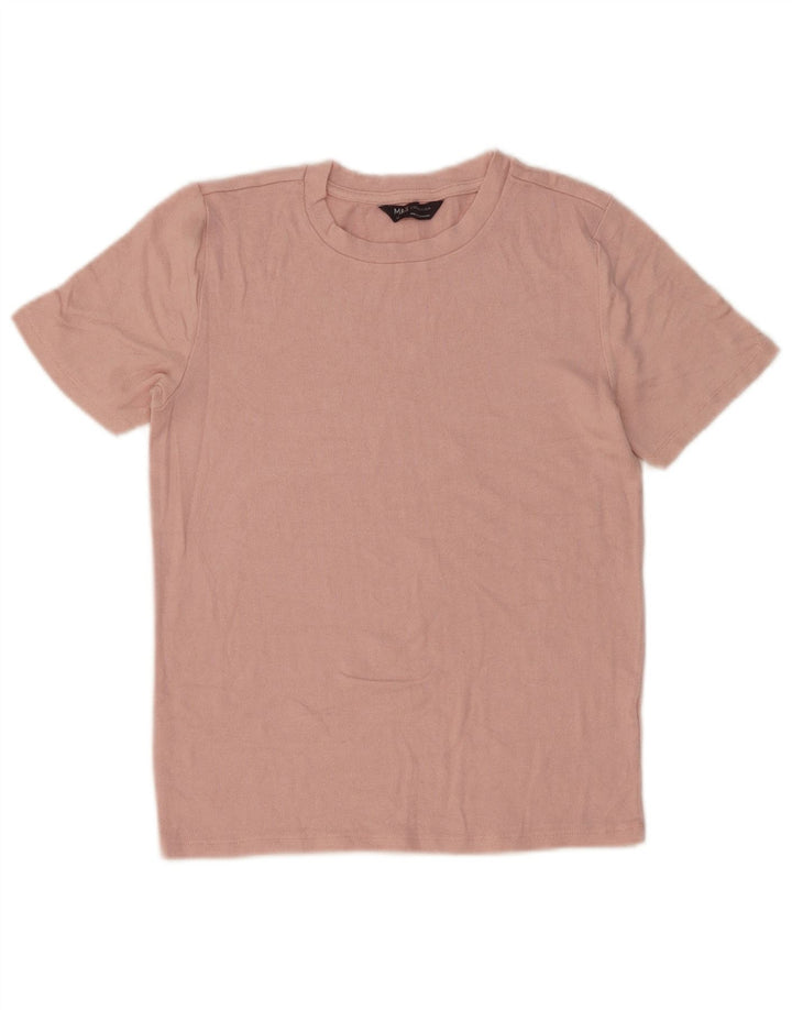 Marks & Spencer T-Shirt Femme UK 12 Rose Moyen