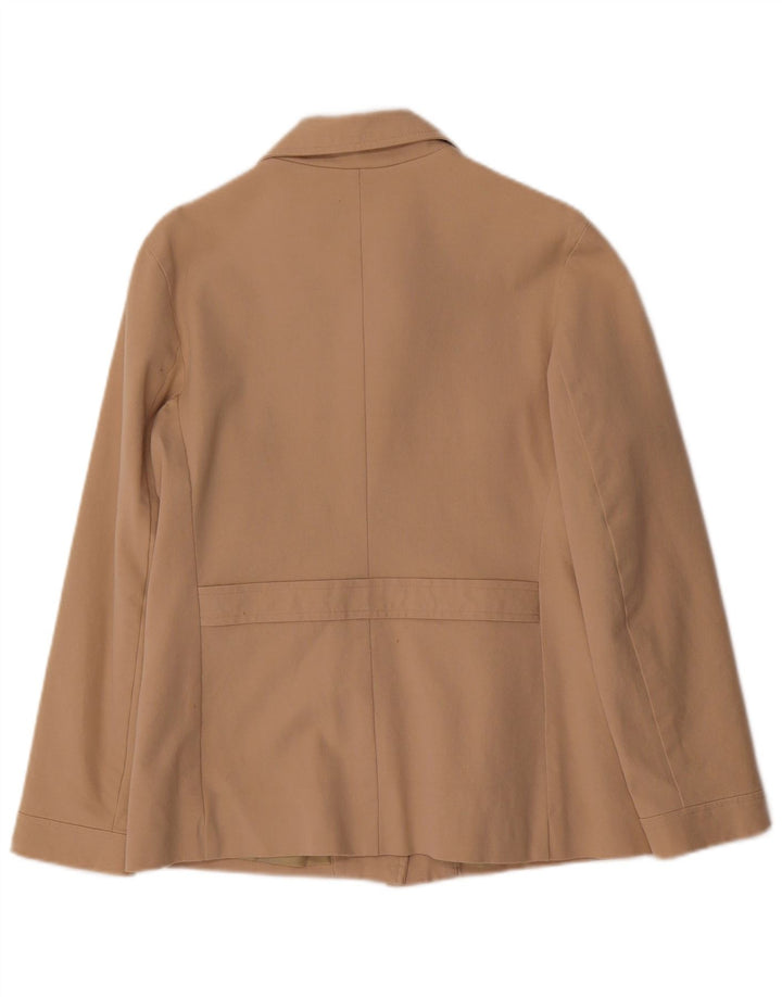 Gap Veste Blazer 5 Boutons Femme UK 8 Petit Coton Beige