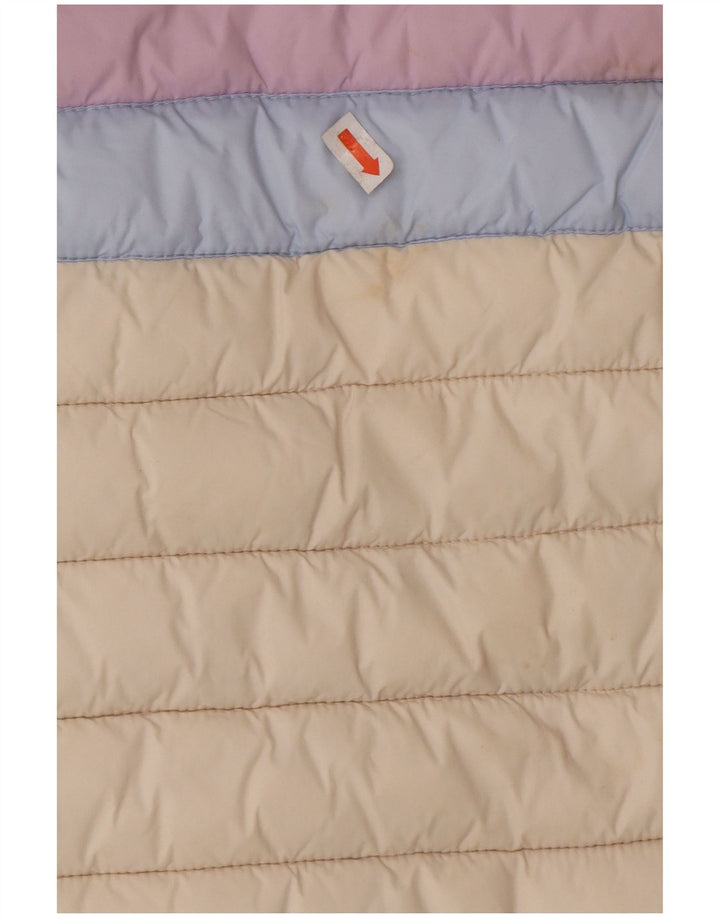 JOULES Veste matelassée à capuche pour fille 7-8 ans Blanc cassé Colourblock