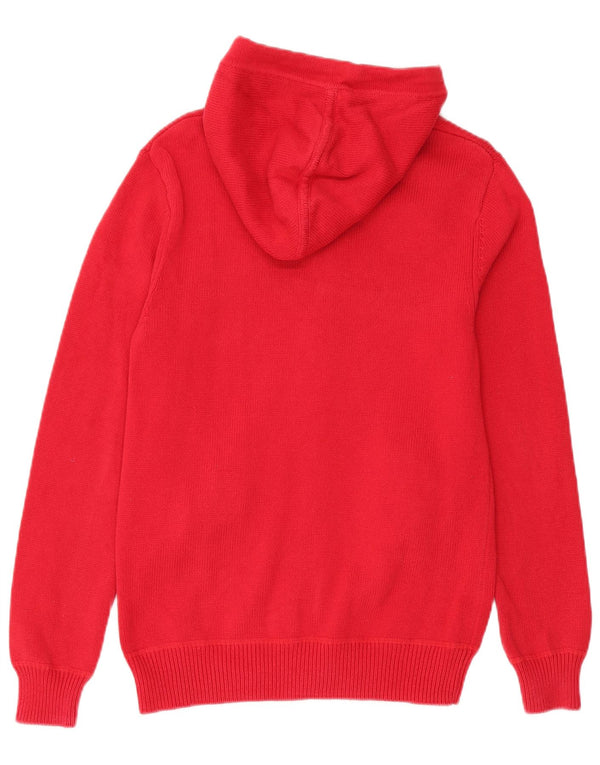 Jack Wills Cardigan à capuche pour homme en coton rouge Taille S