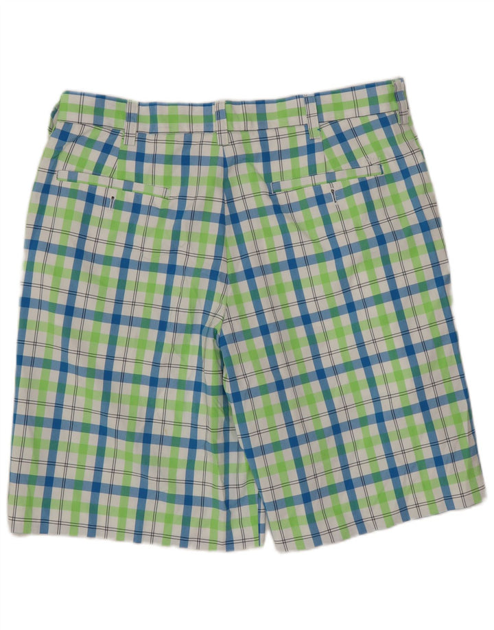 IZOD Short Chino de Golf Homme W34 Grand Carreau Multicolore Polyester