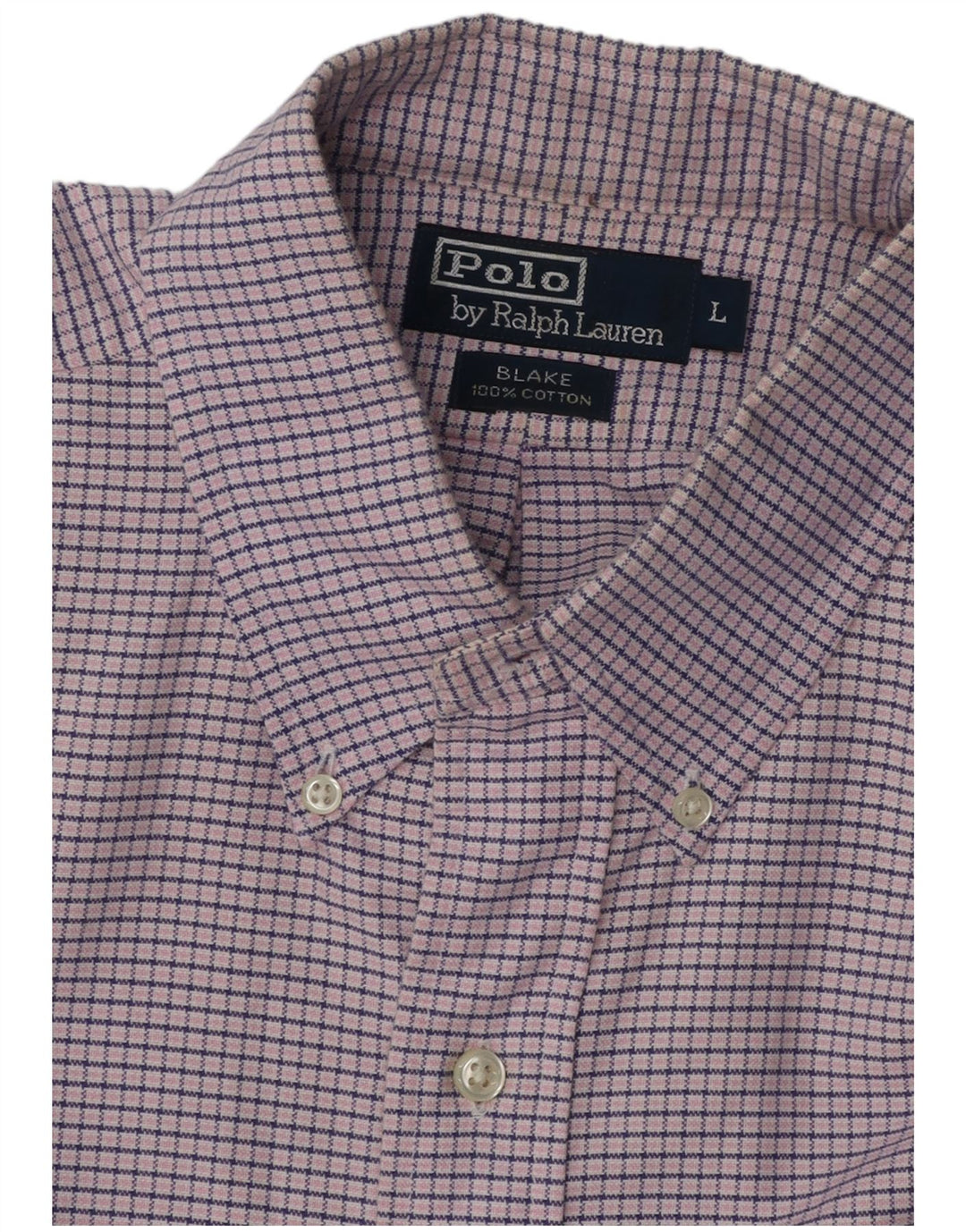 POLO RALPH LAUREN Chemise à manches courtes Blake pour homme, grand vichy violet