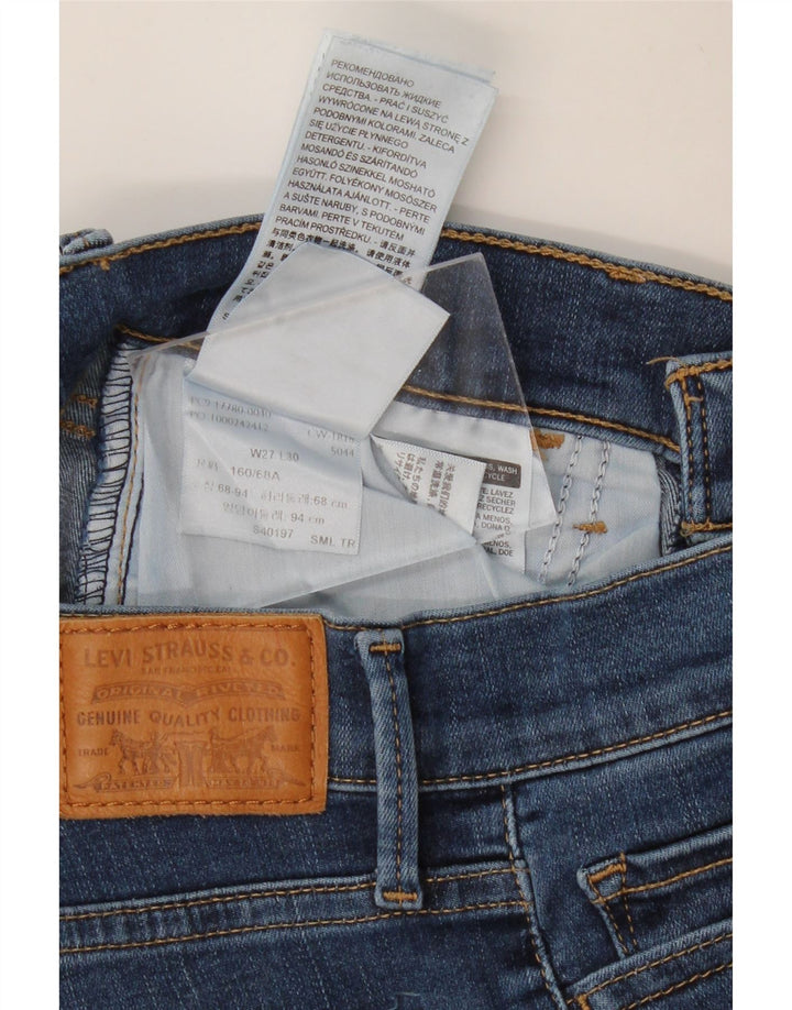 LEVI'S Jean 710 Super Skinny Femme W27 L30 Bleu Coton