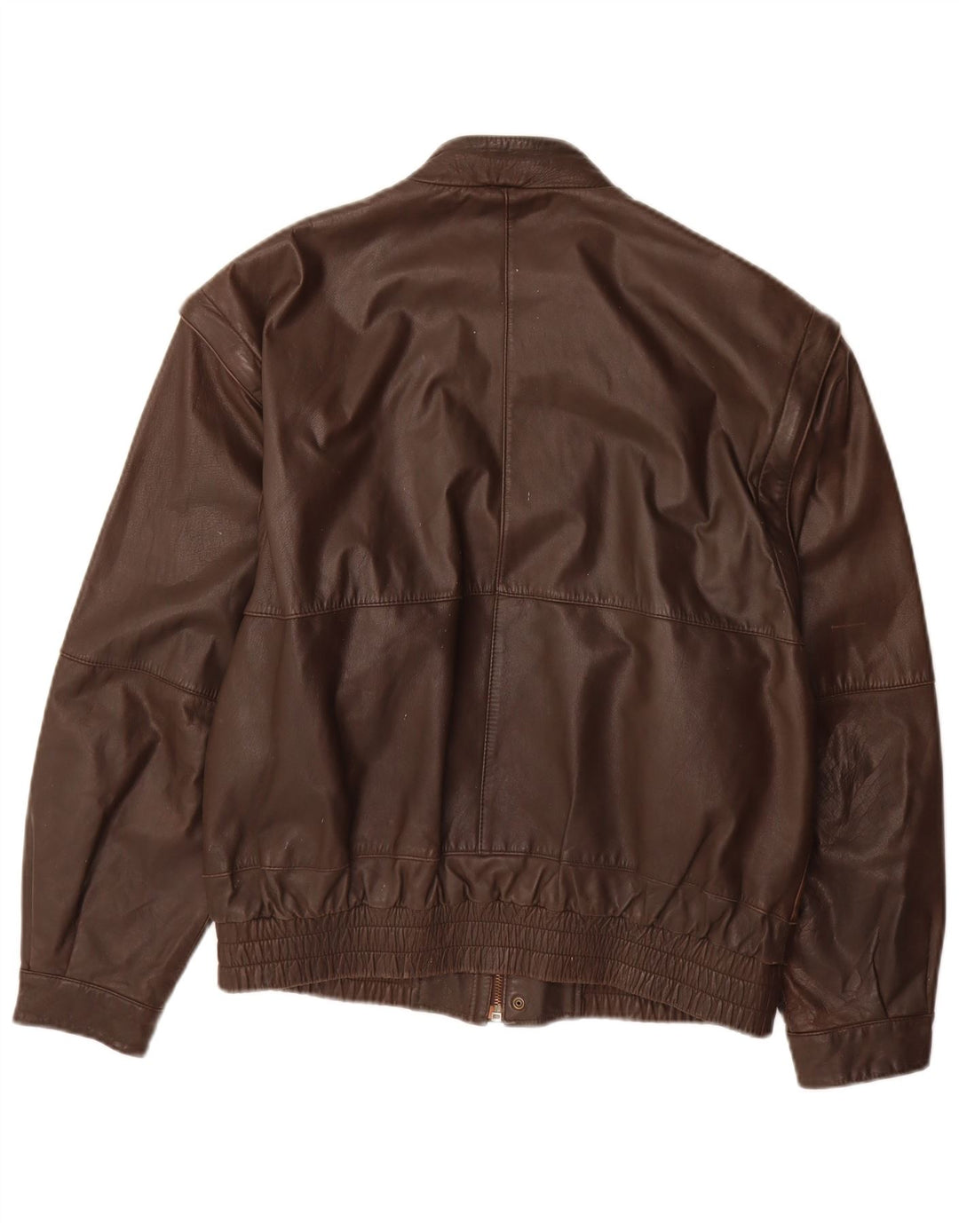 VINTAGE Veste en cuir homme IT 48 Cuir marron moyen