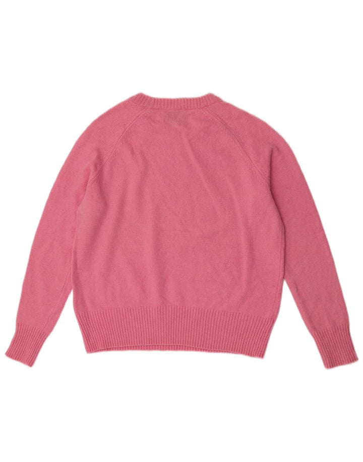 Superdry Pull ras du cou pour femme UK 14 Rose moyen