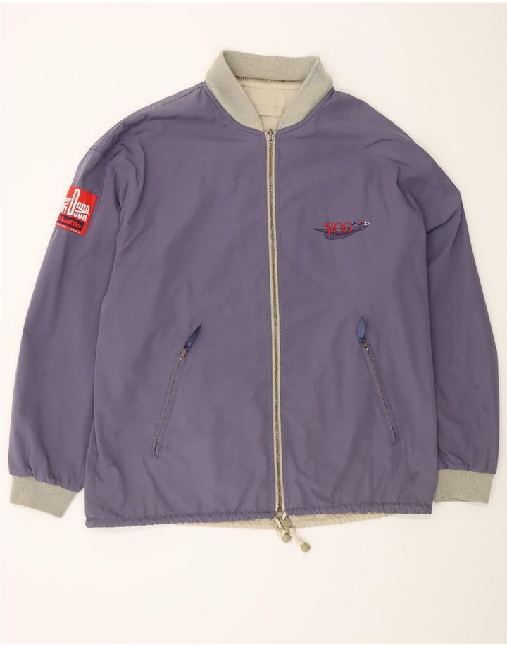 Lotto Veste réversible pour homme UK 42 XL Violet Colourblock