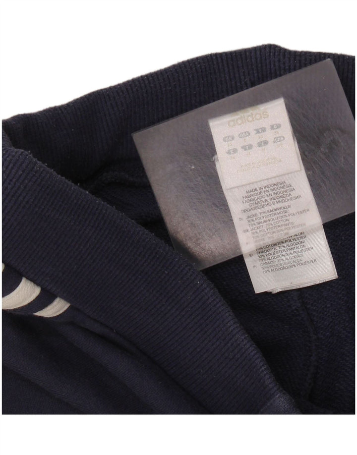ADIDAS Pantalon de survêtement pour homme UK 10 Small Bleu marine Coton