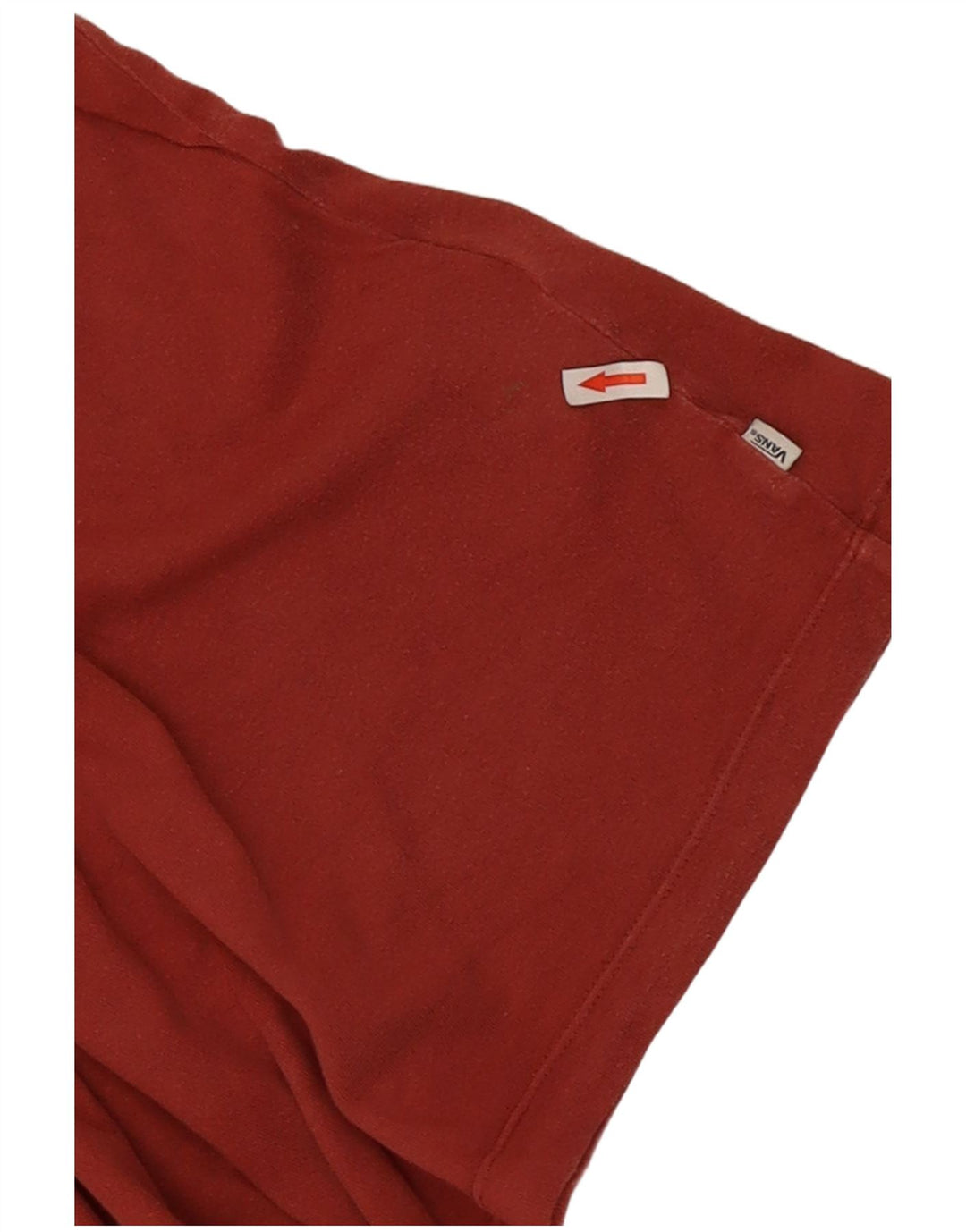 Vans Haut graphique à manches longues pour hommes en coton rouge grand